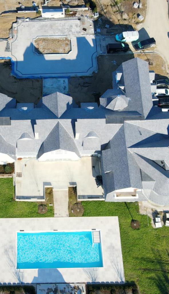 Aerial estate pool