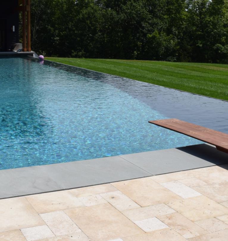 Tuscany travertine pool