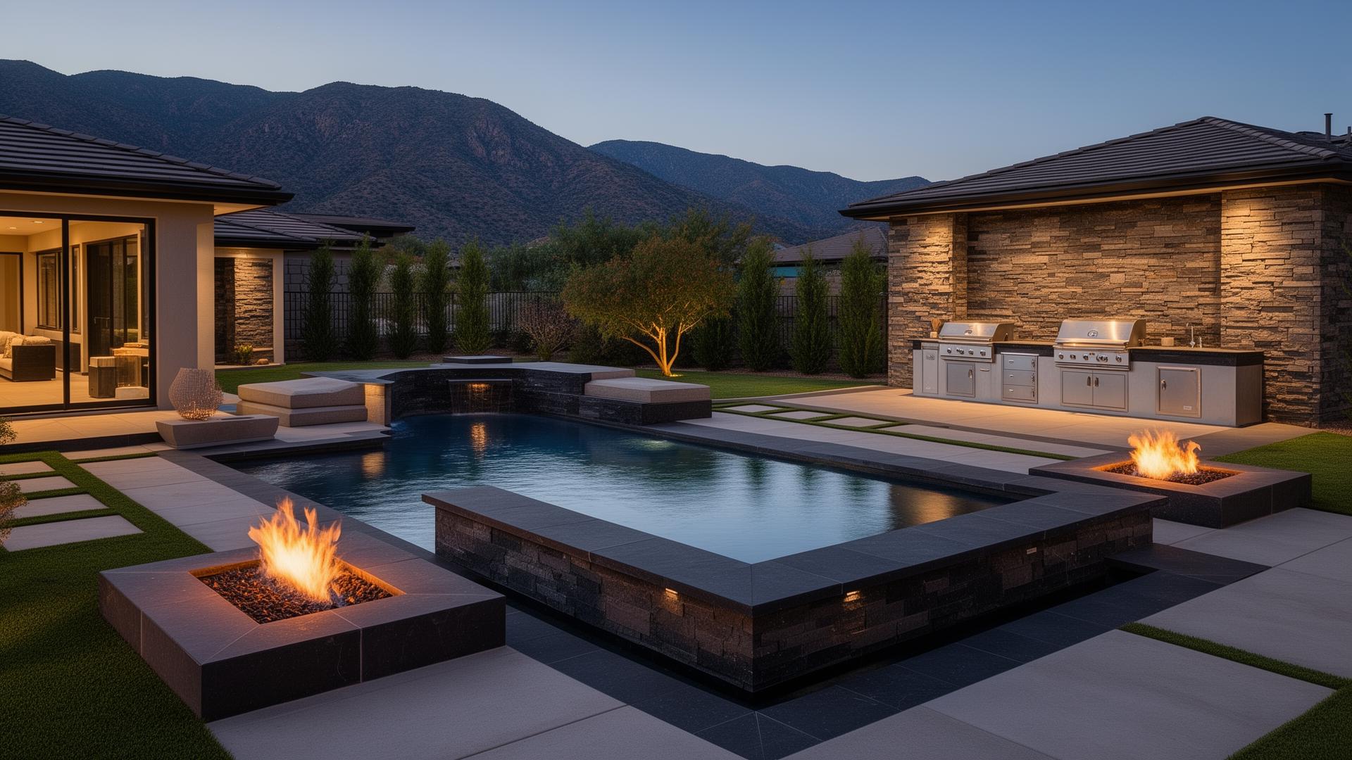 Modern mountain retreat